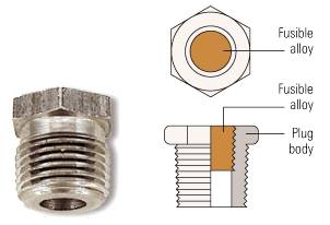 fusible plug structure